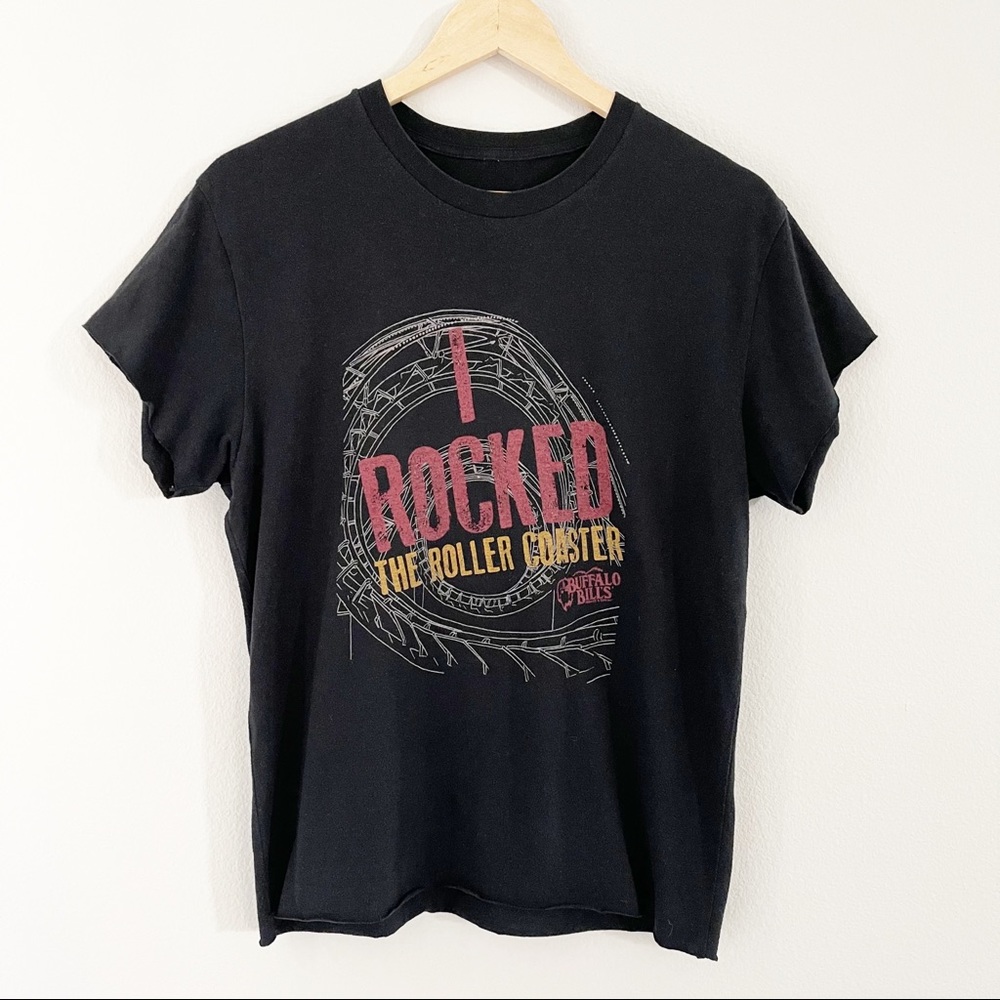 Graphic Rock Band Tee Black Shirt Medium